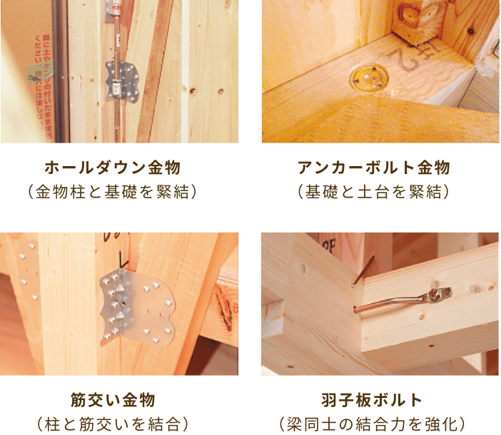 さまざまな接合金物工法